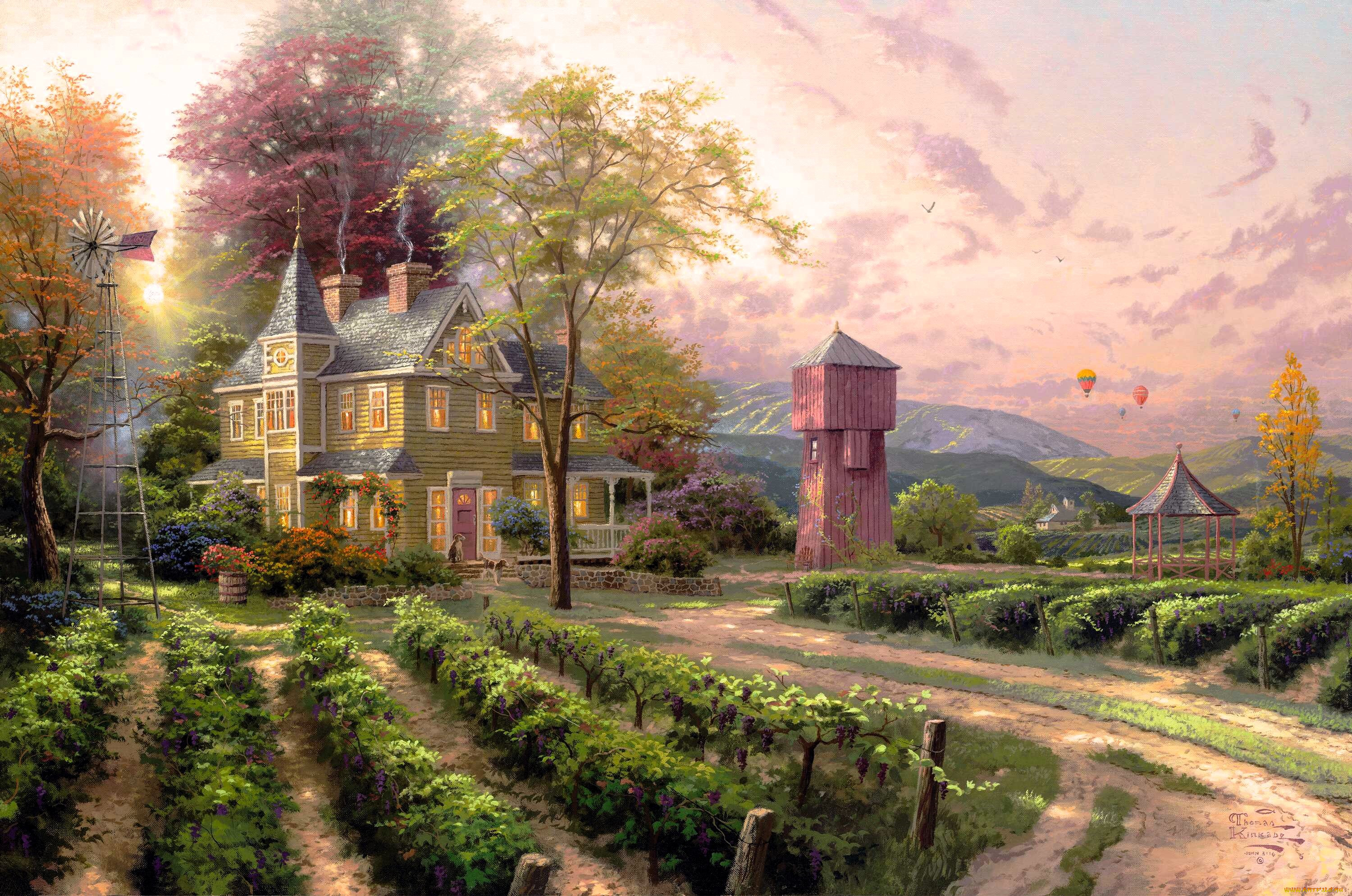 , thomas kinkade, , , , 